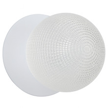 Lassie Diamond Cut Glass Cool White LED Outdoor Wall Light